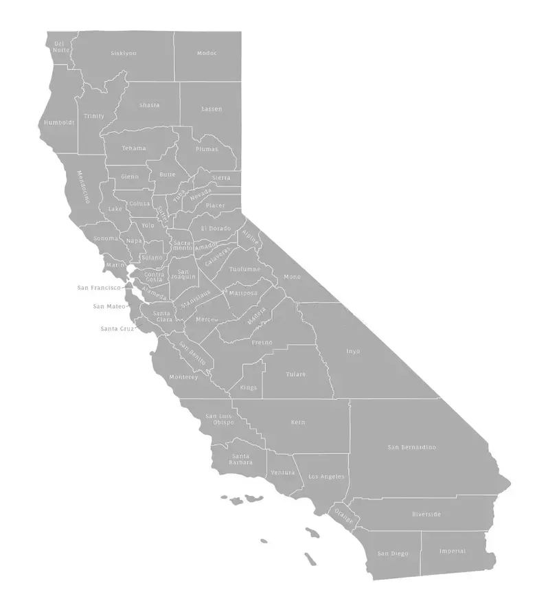 Map of California